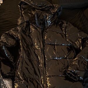 Black Puffer Jacket for Kids